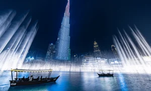 Фонтан Дубая в 2024 году