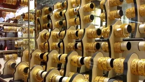 Рынок золота Gold Souk в Дубае в 2024 году.