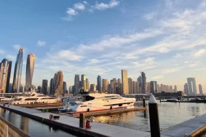 Гавань Dubai Harbour.