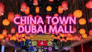 Отдел Chinatown в торговом центре Dubai Mall в Дубае. 100% погружение в атмосферу.