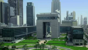 Район Dubai International Financial Centre DIFC.